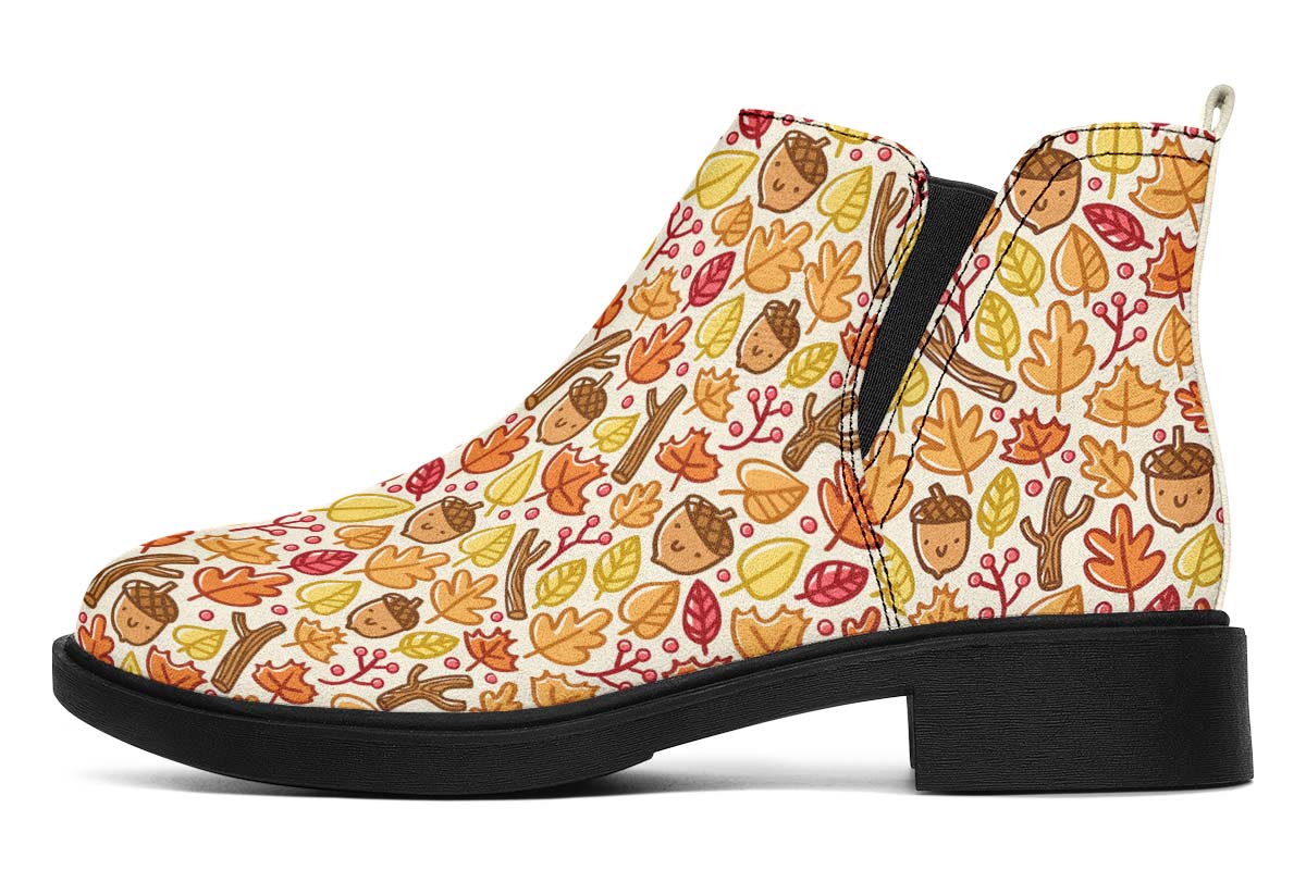 Adorable Autumn Pattern Neat Vibe Boots