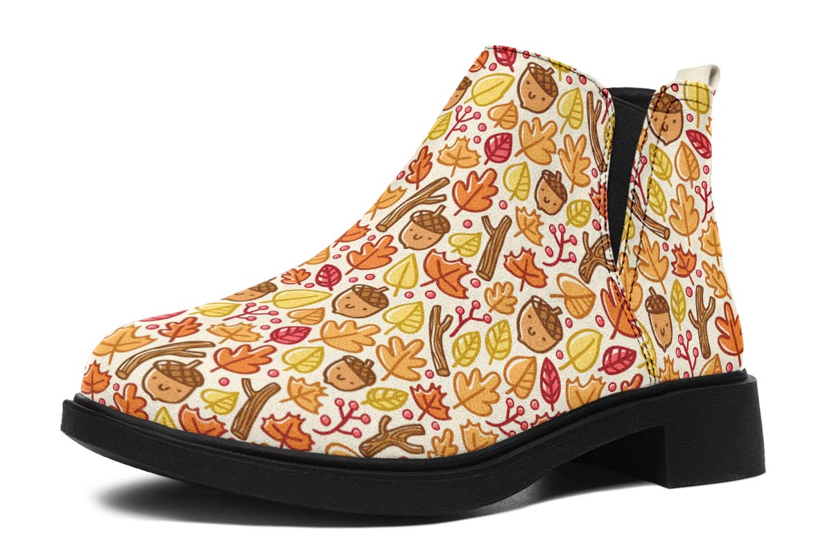 Adorable Autumn Pattern Neat Vibe Boots