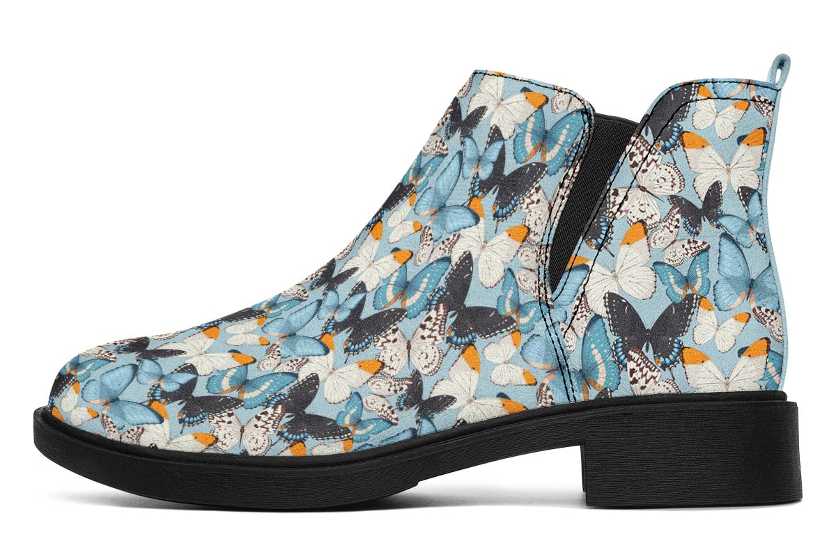 Beautiful Butterfly Pattern Neat Vibe Boots