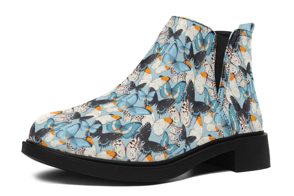 Beautiful Butterfly Pattern Neat Vibe Boots