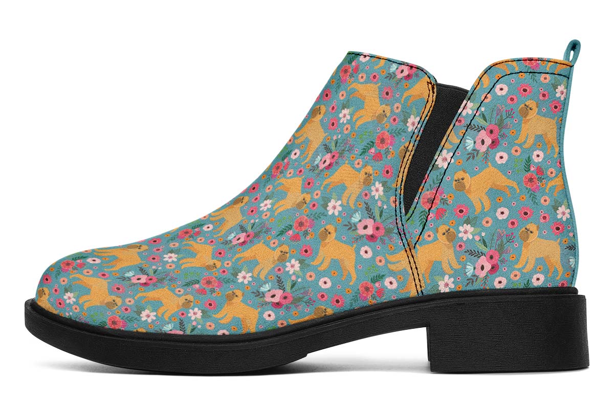 Brussels Griffon Flower Neat Vibe Boots