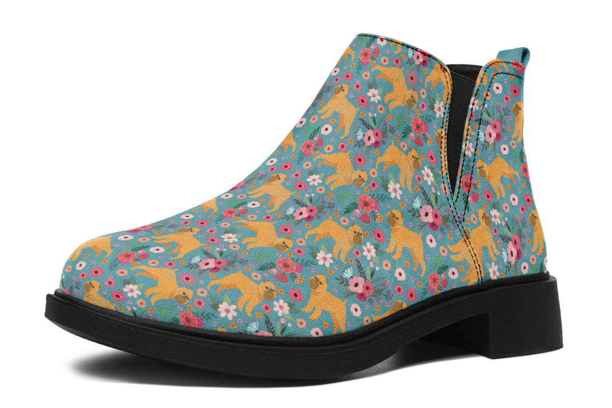 Brussels Griffon Flower Neat Vibe Boots