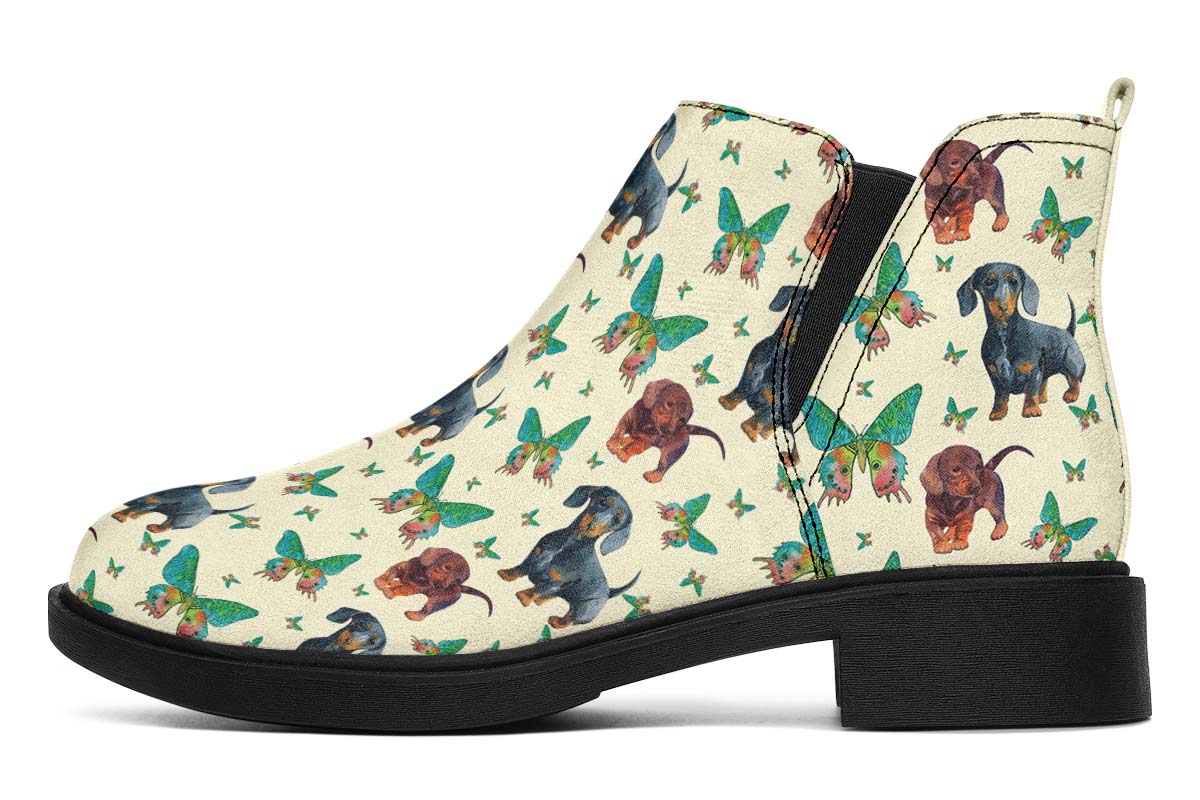 Butterfly Dachshund Neat Vibe Boots