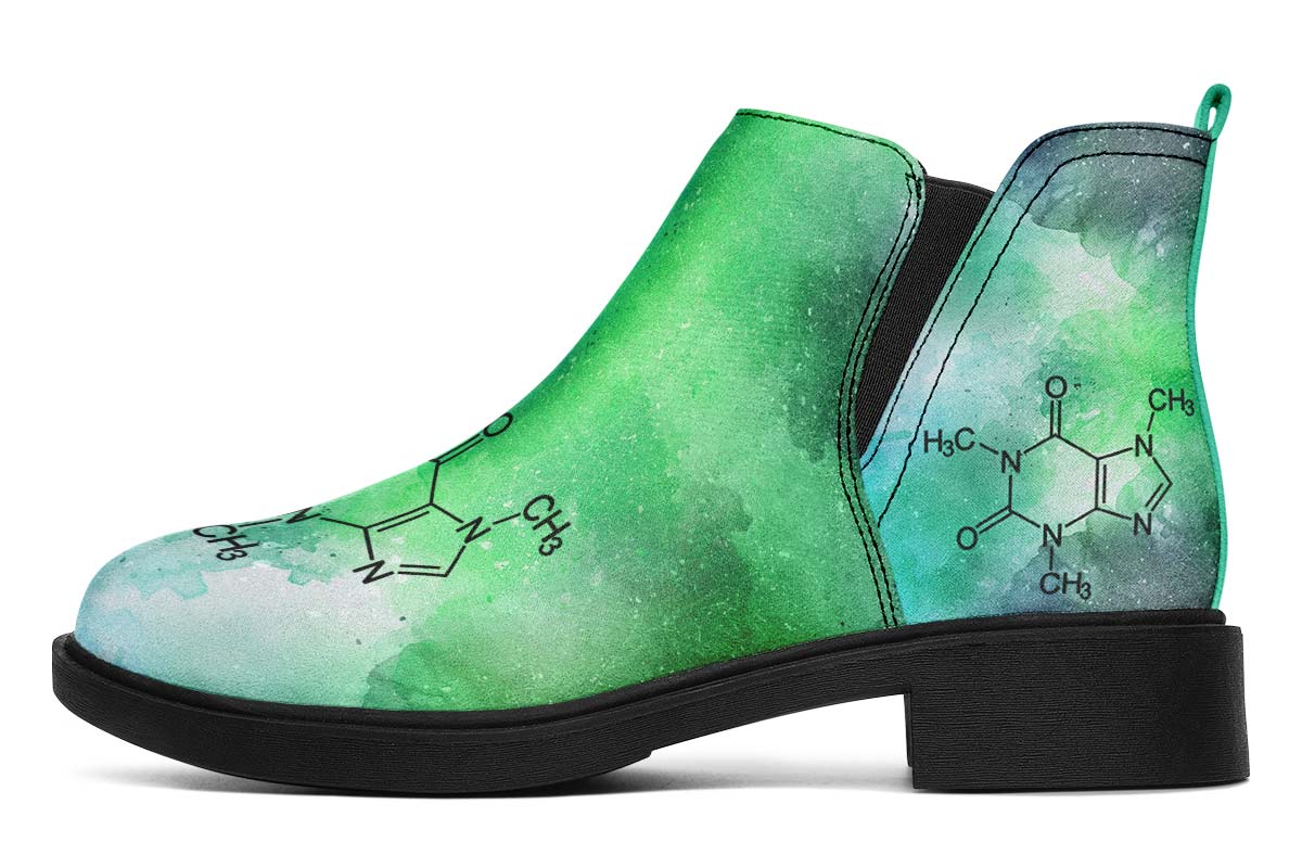 Caffeine Molecule Neat Vibe Boots