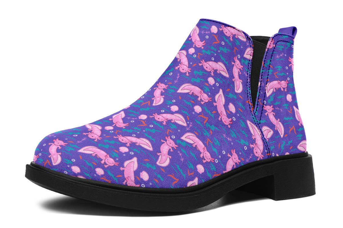 Cartoon Axolotl Neat Vibe Boots