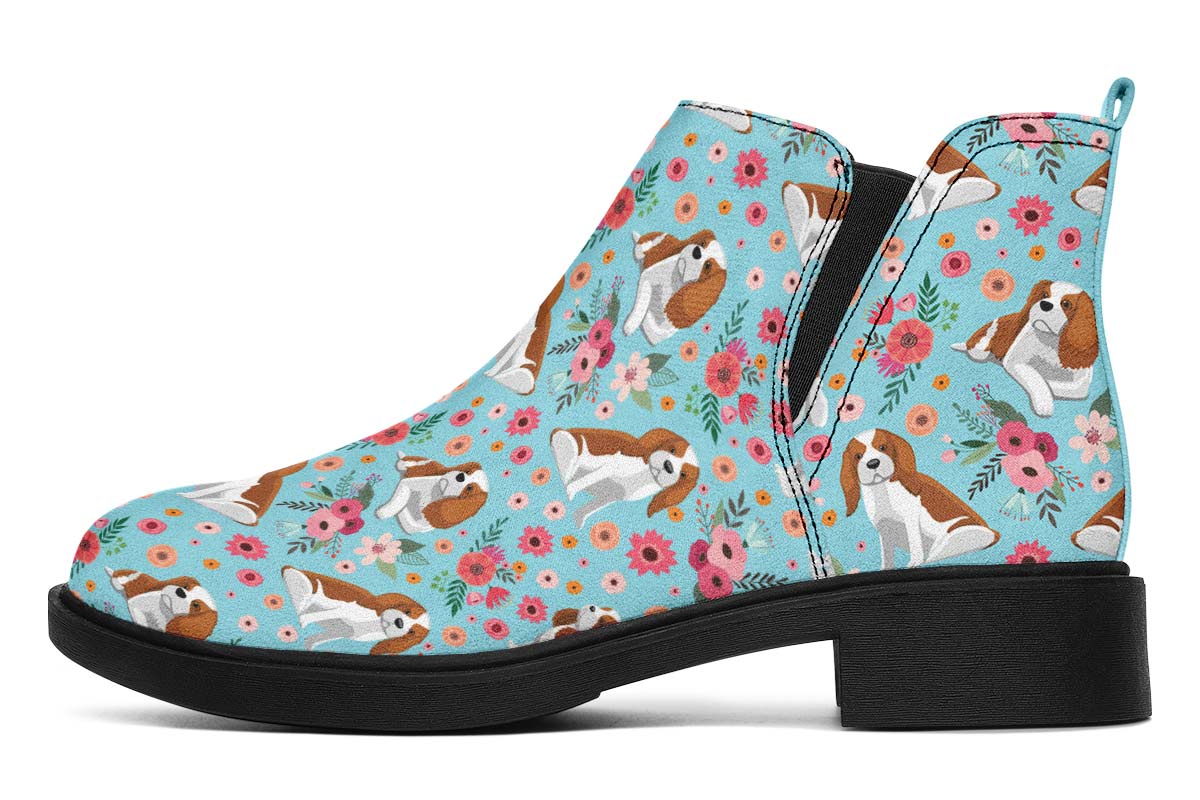 Cavalier King Charles Flower Neat Vibe Boots