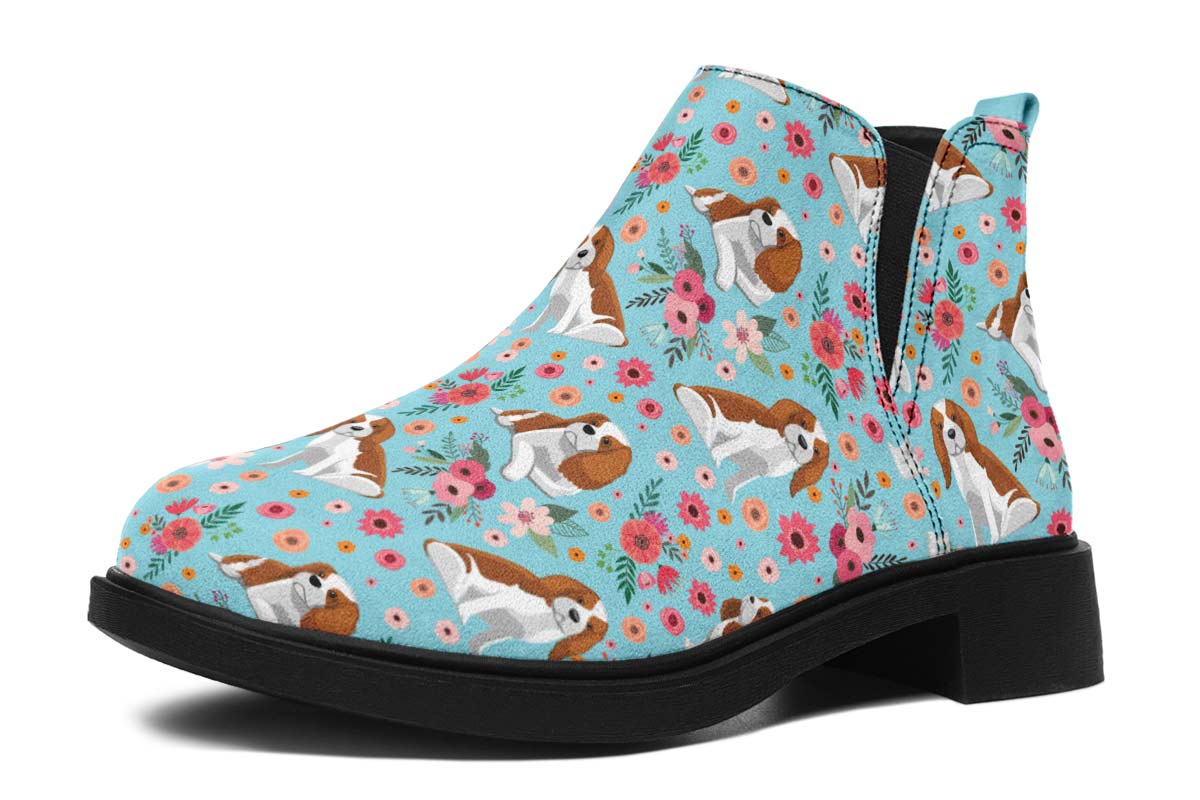 Cavalier King Charles Flower Neat Vibe Boots