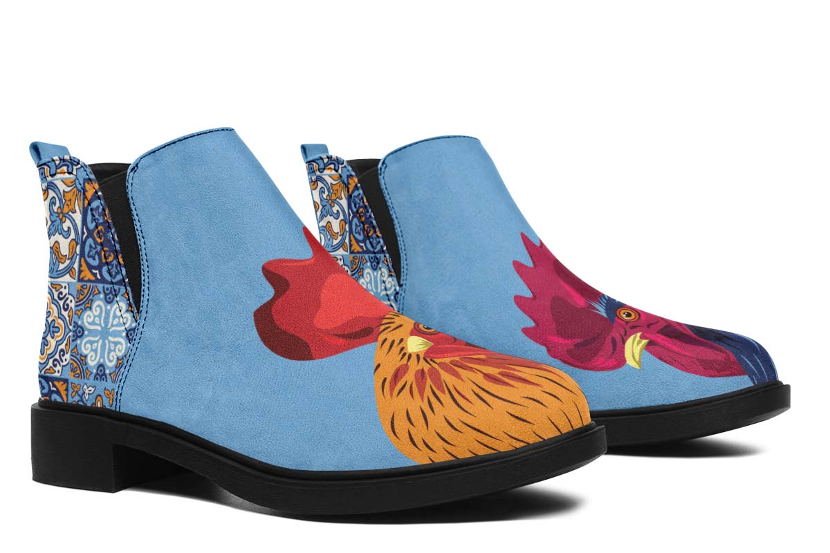 Ceramic Roosters Neat Vibe Boots
