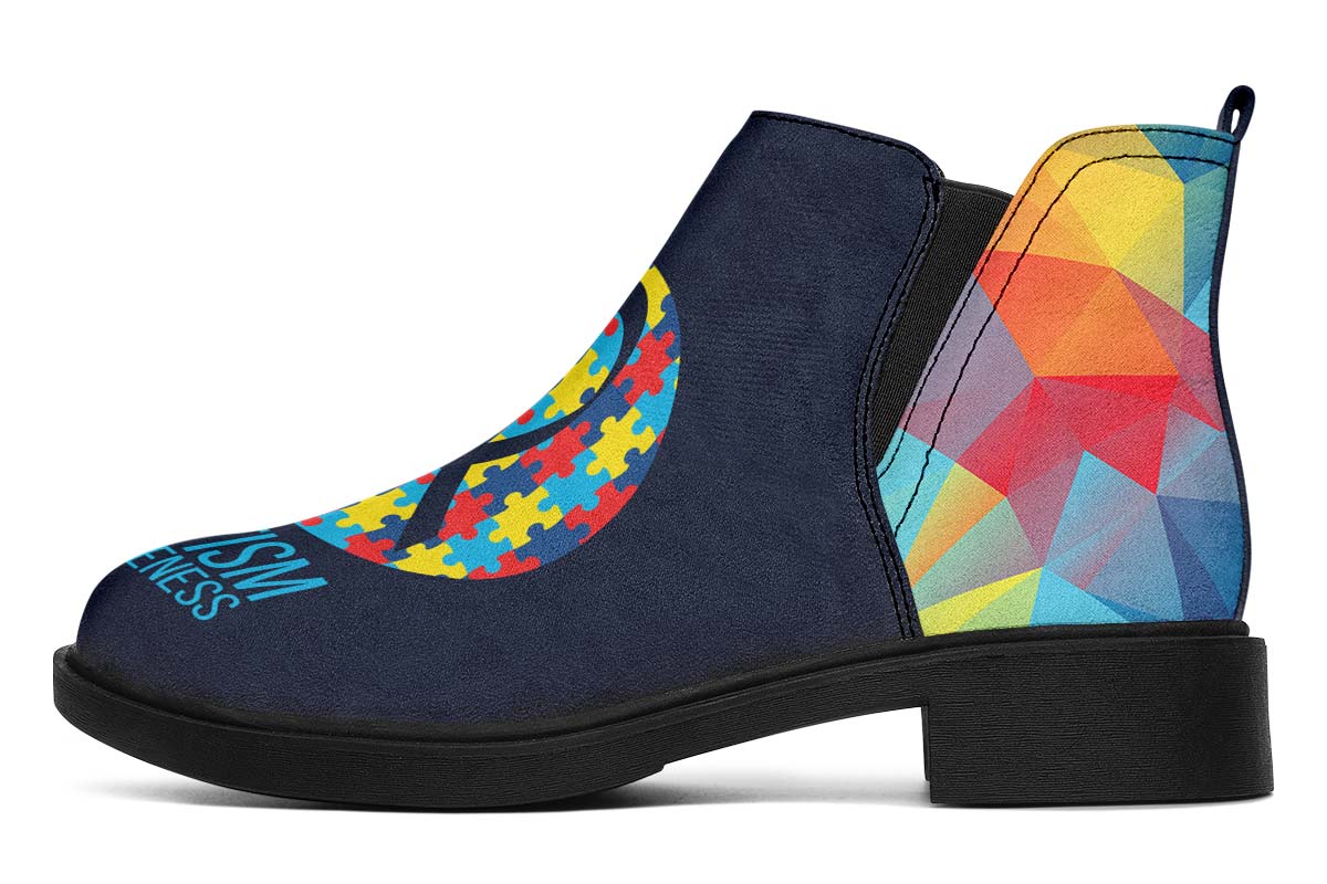 Colorful Autism Neat Vibe Boots