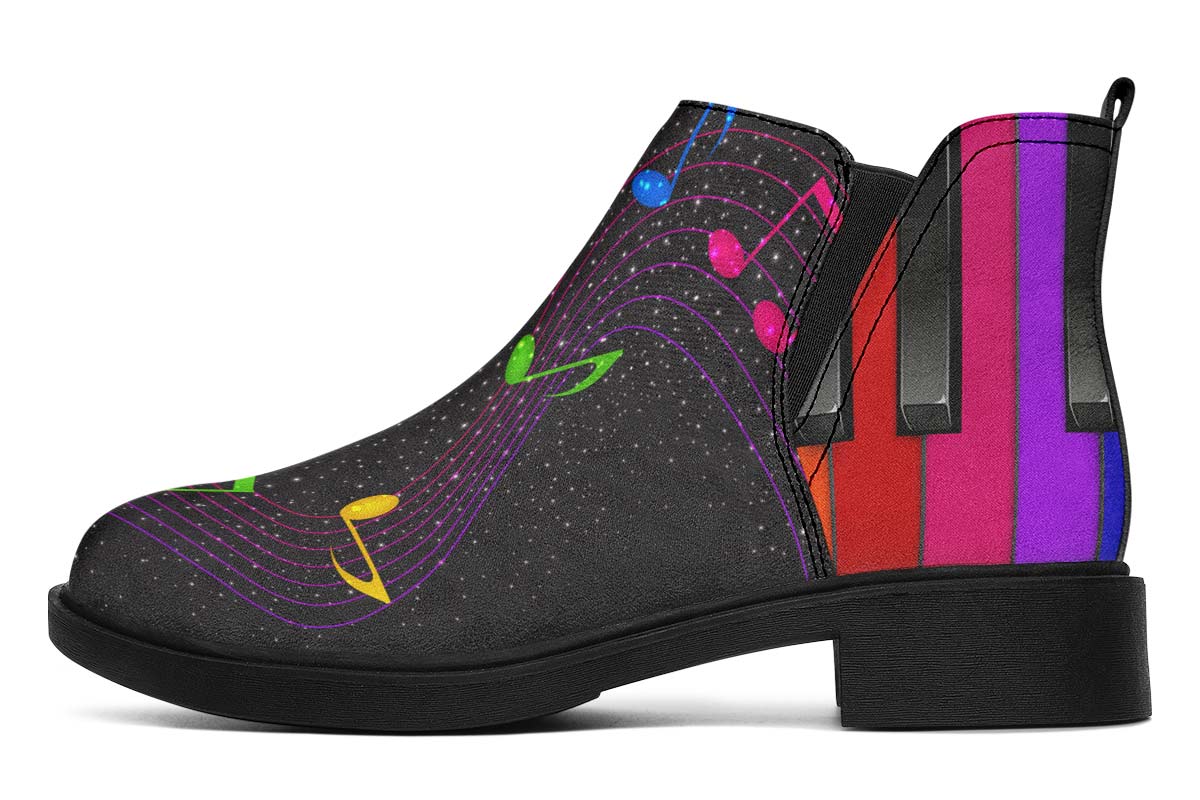 Colorful Piano Neat Vibe Boots