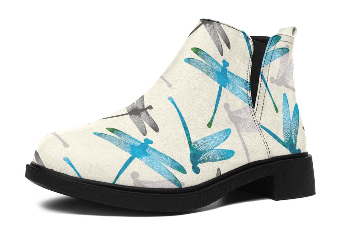 Dragonfly Pattern Neat Vibe Boots