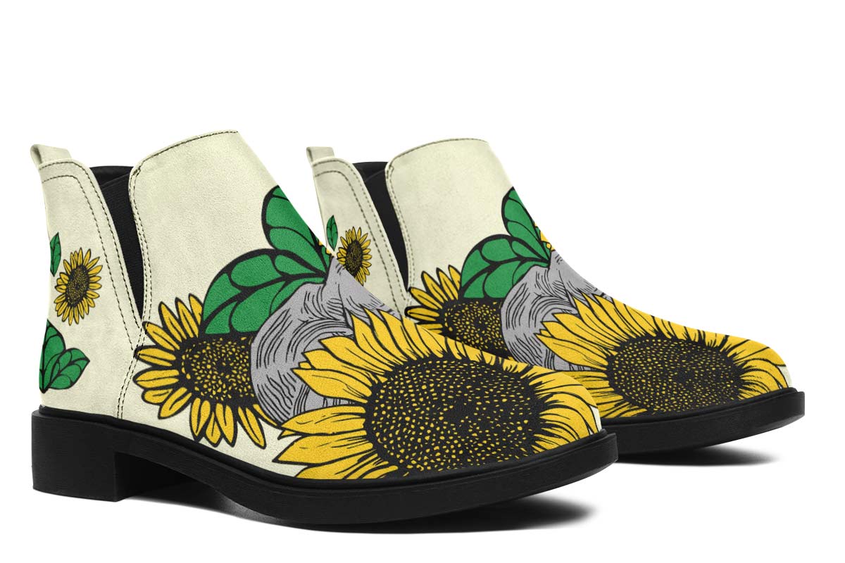 Elephant Sunflower Neat Vibe Boots