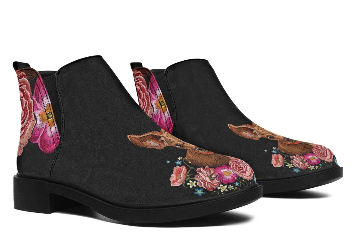 Embroidery Chihuahua Neat Vibe Boots