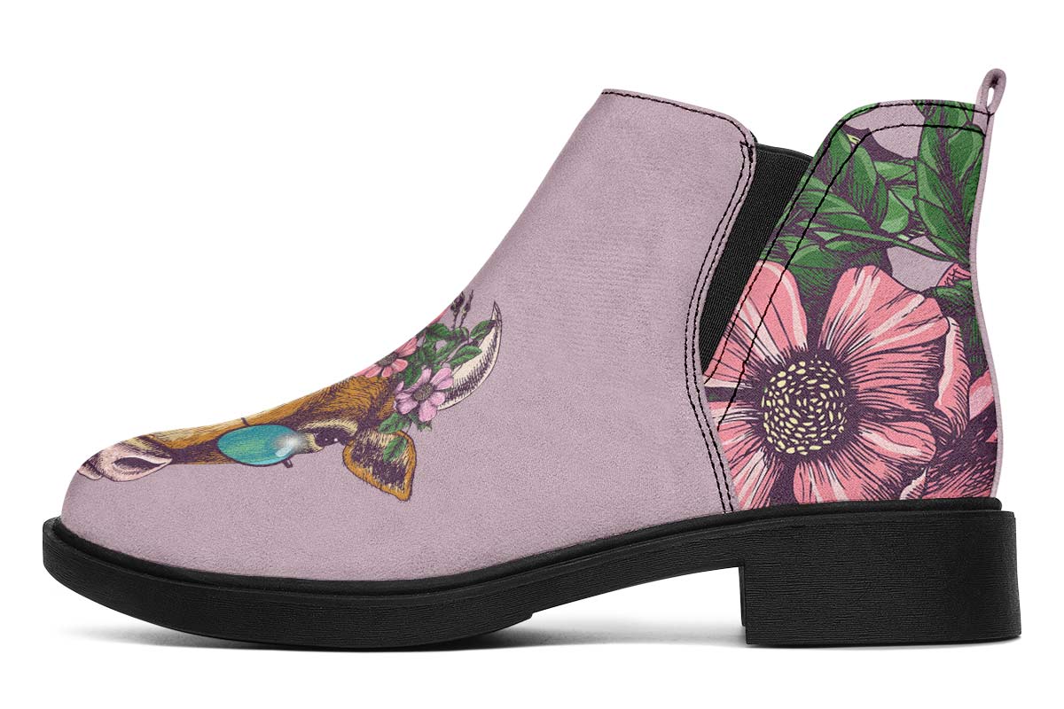 Floral Cow Neat Vibe Boots