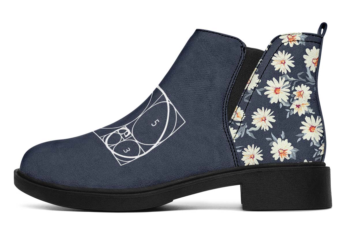 Floral Golden Ratio Neat Vibe Boots