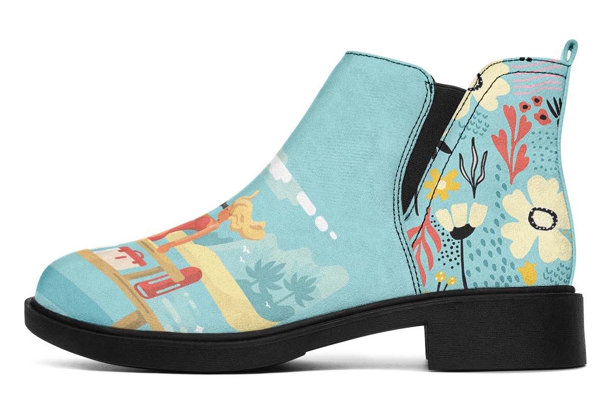 Floral Lifeguard Neat Vibe Boots