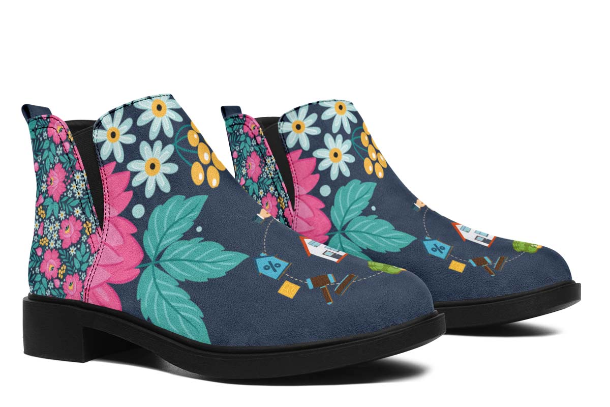 Floral Real Estate Neat Vibe Boots
