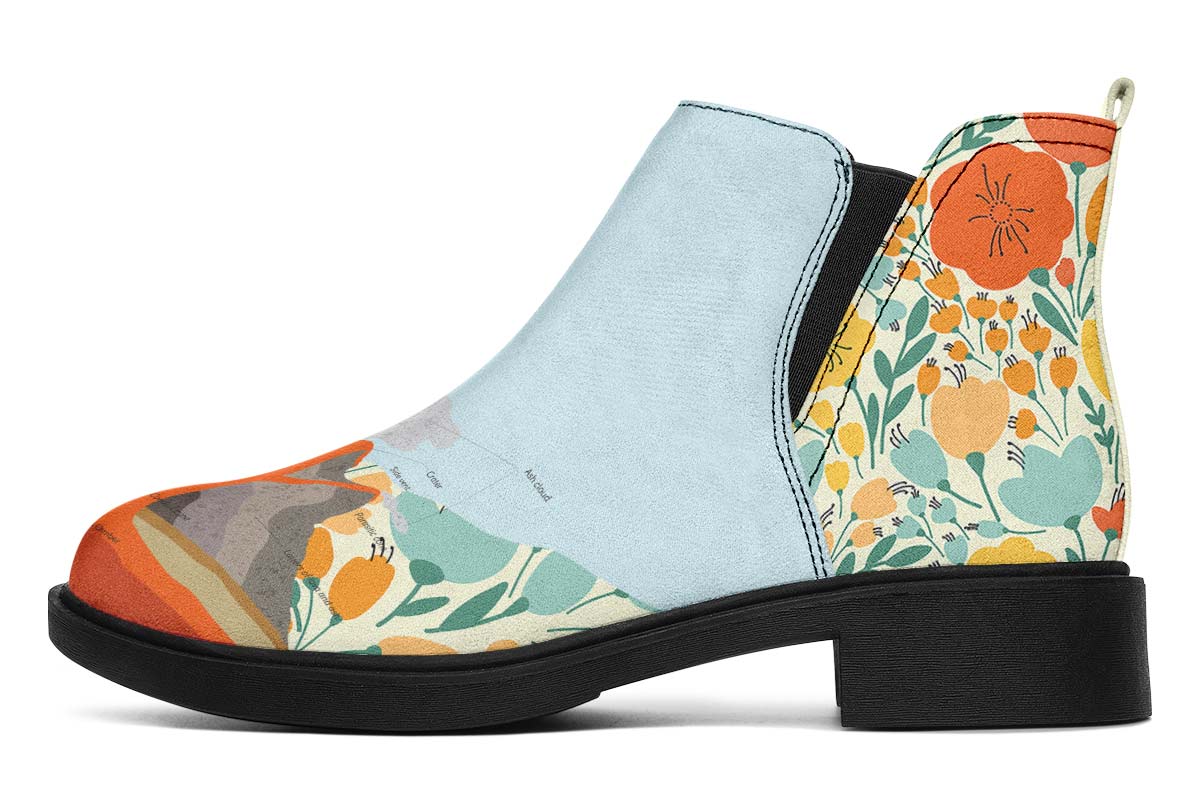 Floral Volcano Neat Vibe Boots