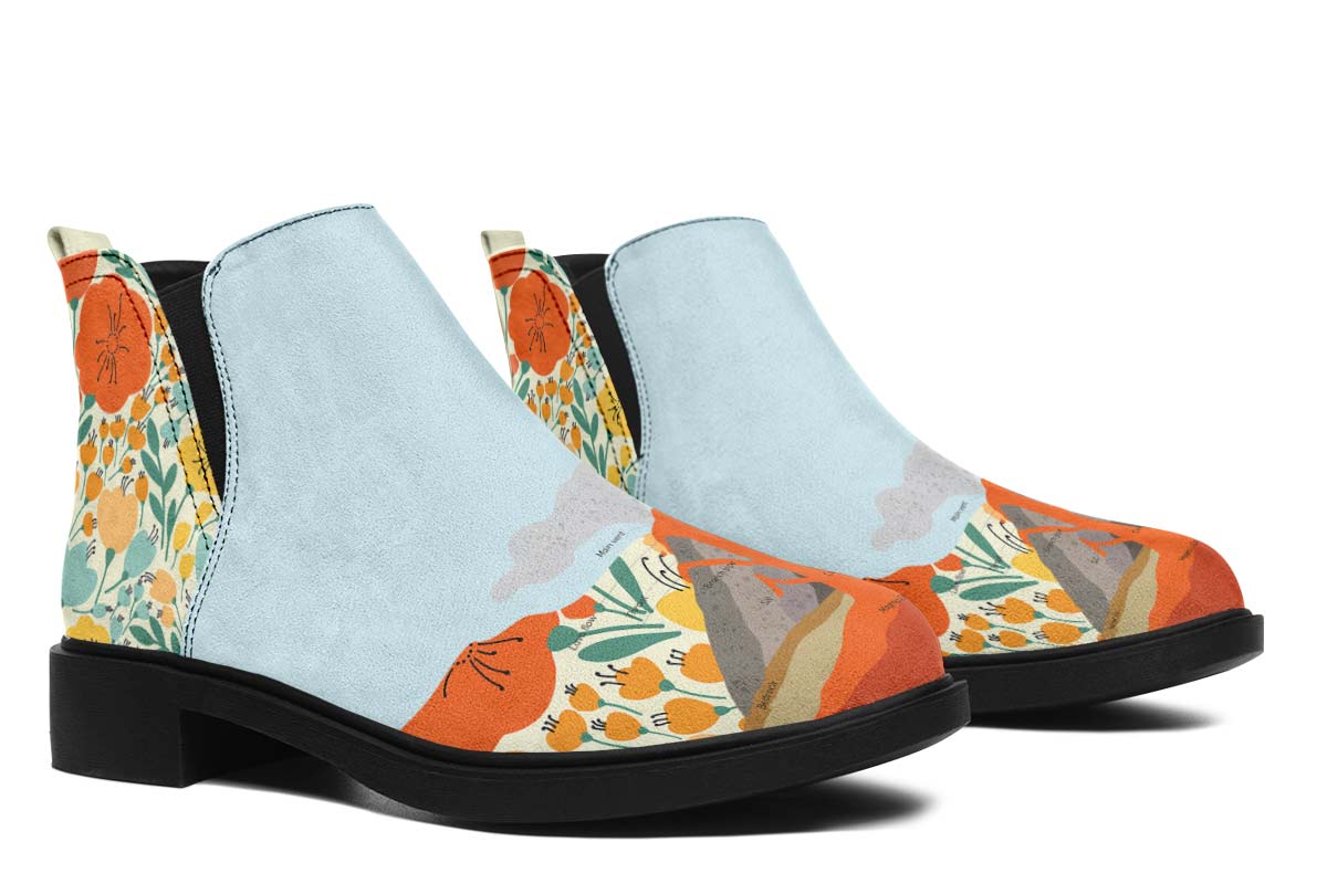 Floral Volcano Neat Vibe Boots