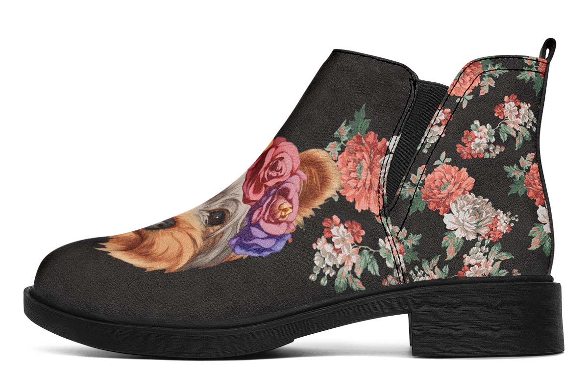 Floral Yorkie Neat Vibe Boots