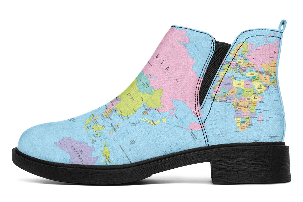 Geography Globe Neat Vibe Boots