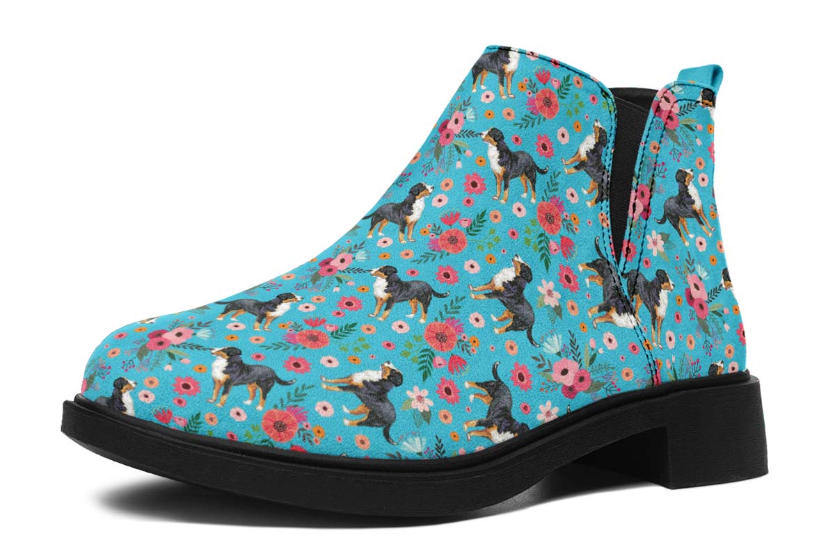 Greater Swiss Mountain Dog Flower Neat Vibe Boots