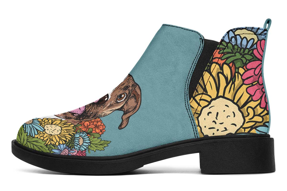 Illustrated Boxer Neat Vibe Boots