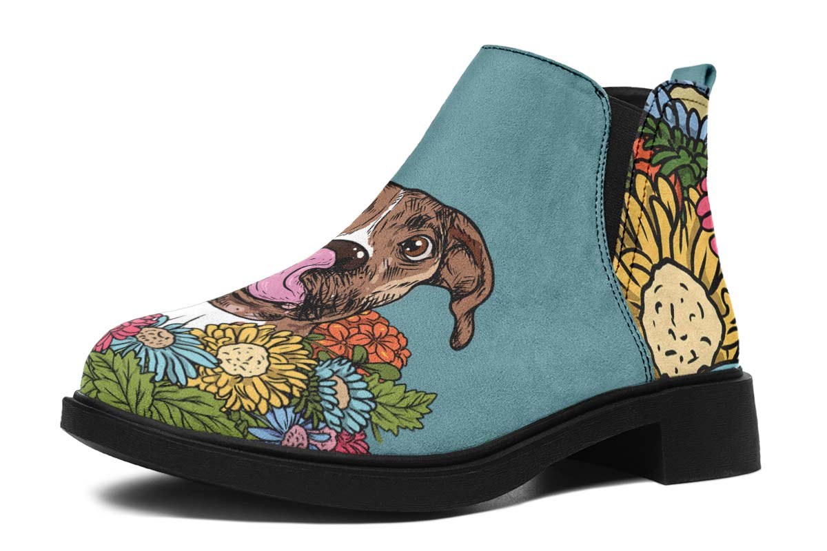 Illustrated Boxer Neat Vibe Boots