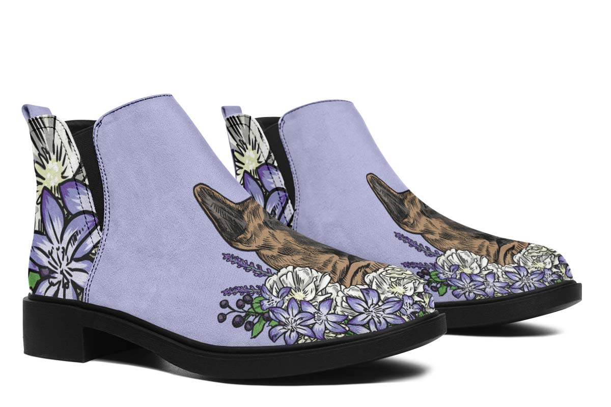 Illustrated Great Dane Neat Vibe Boots