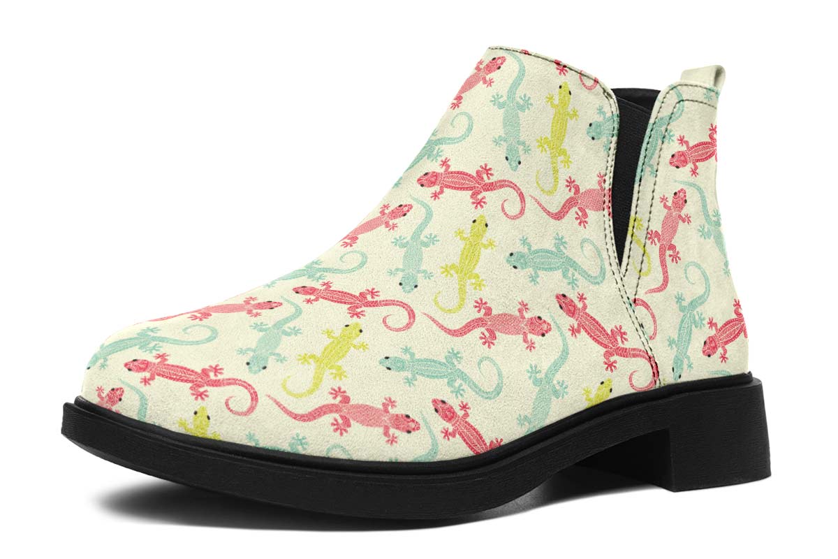 Lizard Pattern Neat Vibe Boots