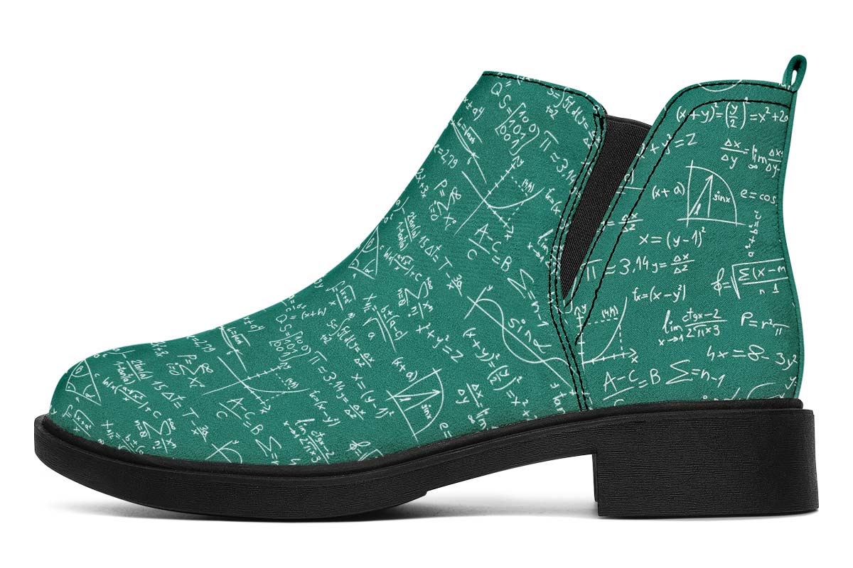 Math Formula Neat Vibe Boots