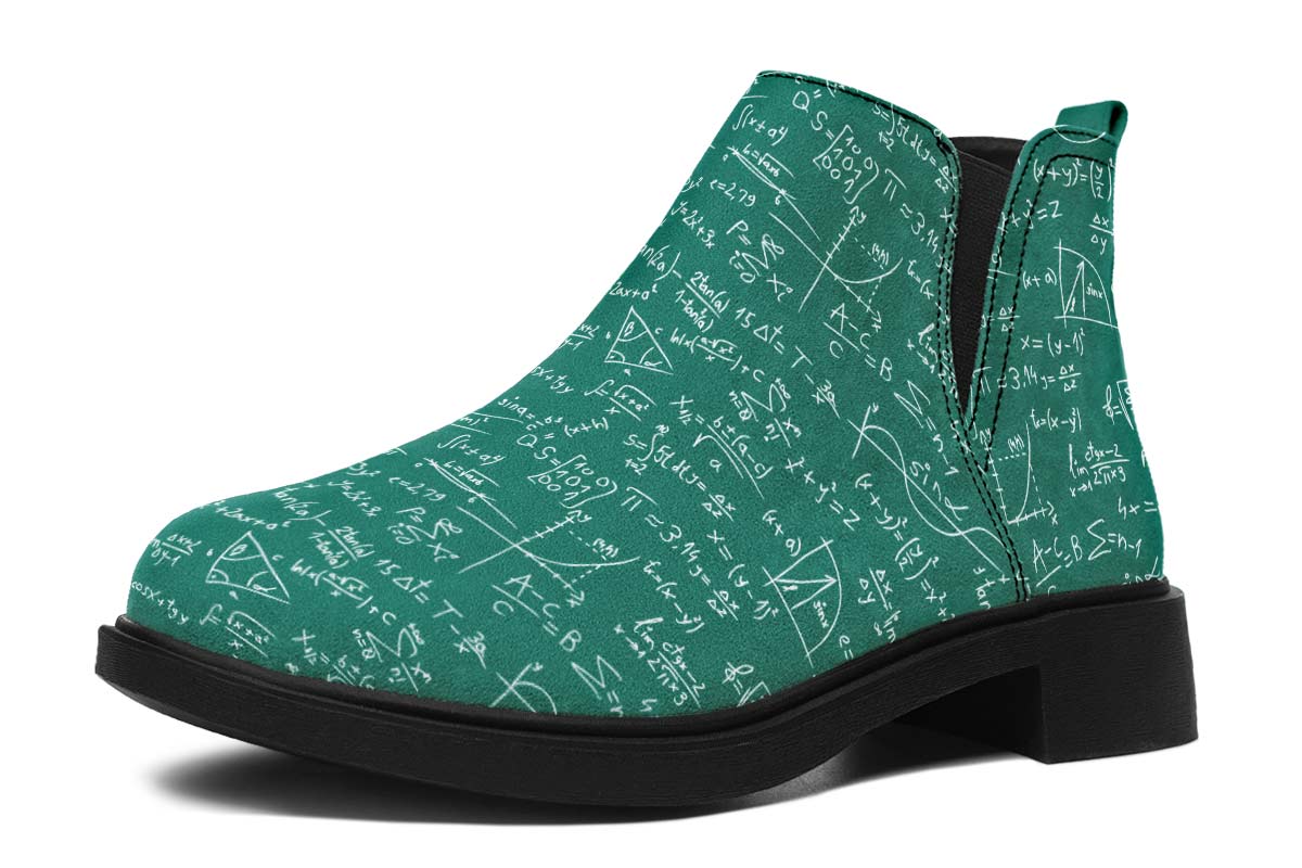 Math Formula Neat Vibe Boots