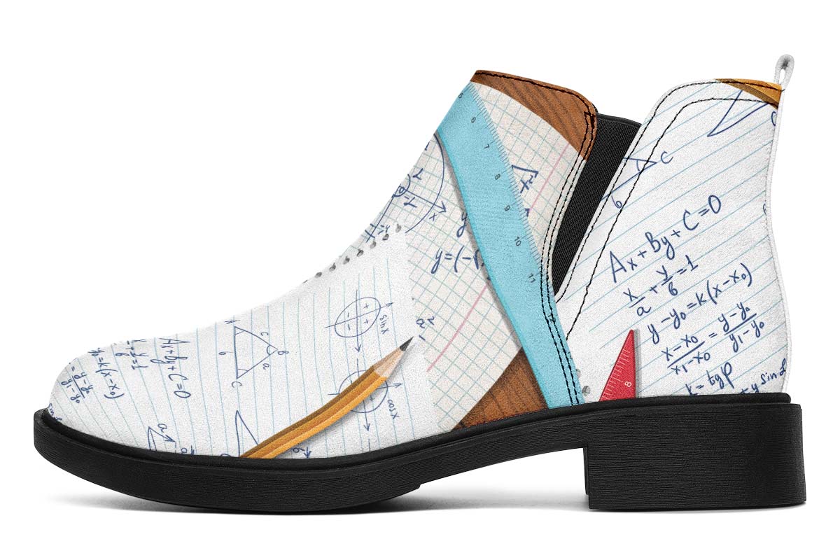 Math Notes Neat Vibe Boots