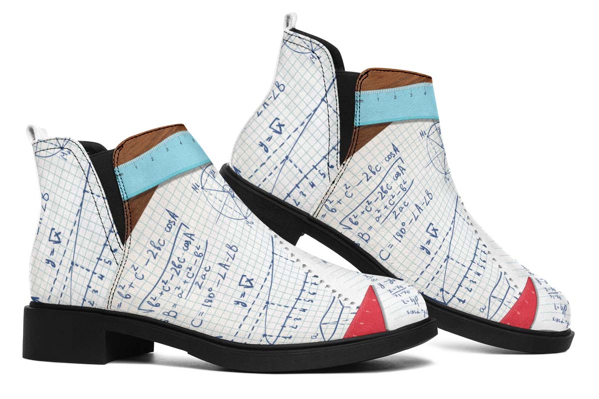 Math Notes Neat Vibe Boots