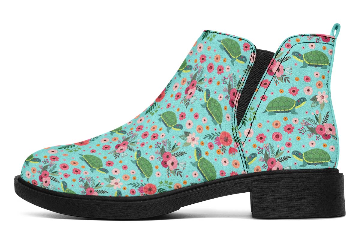 Pet Turtle Flower Neat Vibe Boots