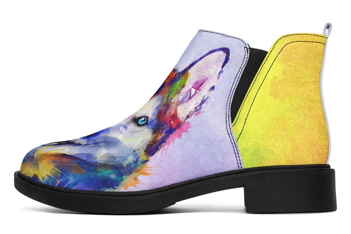 Rainbow Husky Neat Vibe Boots