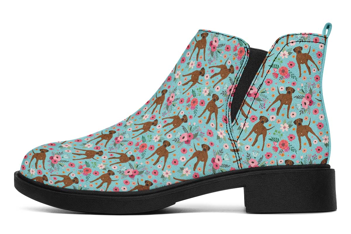 Rhodesian Ridgeback Flower Neat Vibe Boots