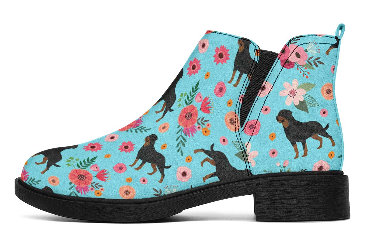 Rottweiler Flower Neat Vibe Boots