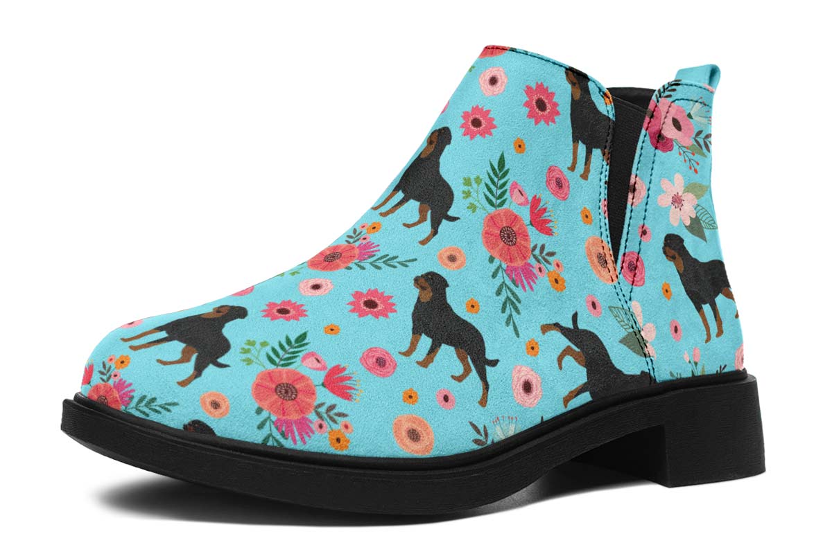 Rottweiler Flower Neat Vibe Boots