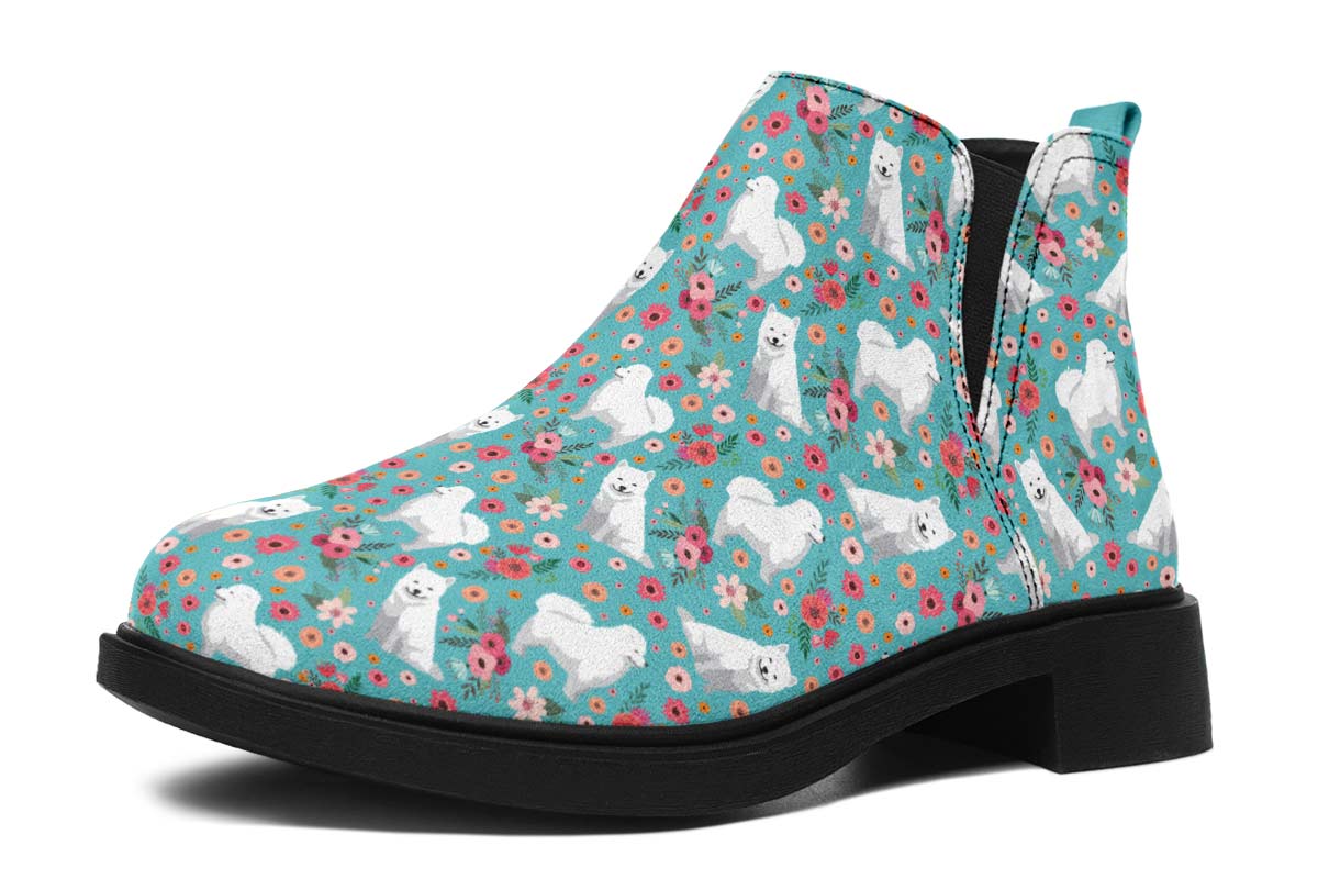 Samoyed Flower Neat Vibe Boots