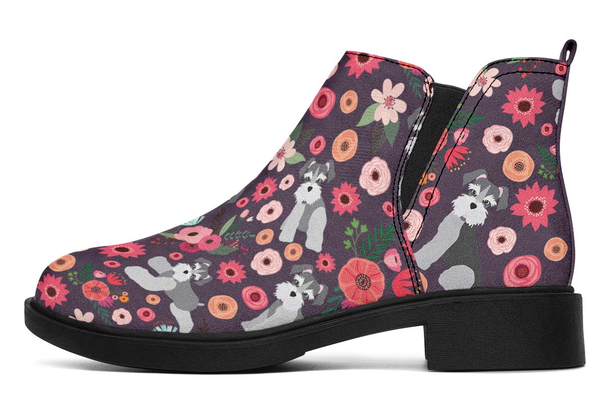 Schnauzer Flower Neat Vibe Boots