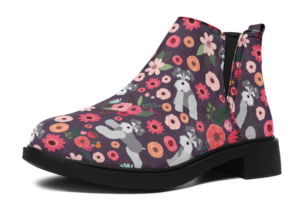 Schnauzer Flower Neat Vibe Boots