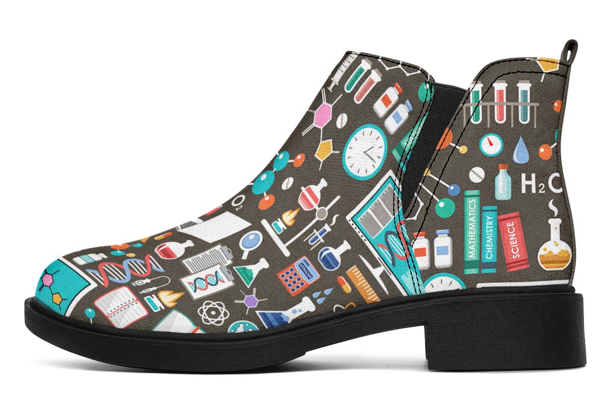 Science Pattern Neat Vibe Boots