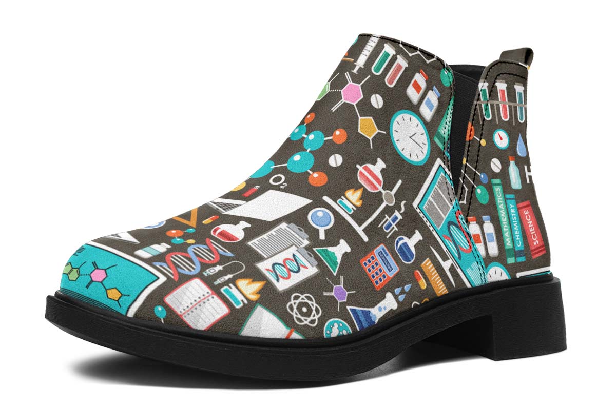 Science Pattern Neat Vibe Boots