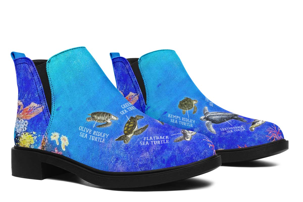 Sea Turtle Diagram Neat Vibe Boots