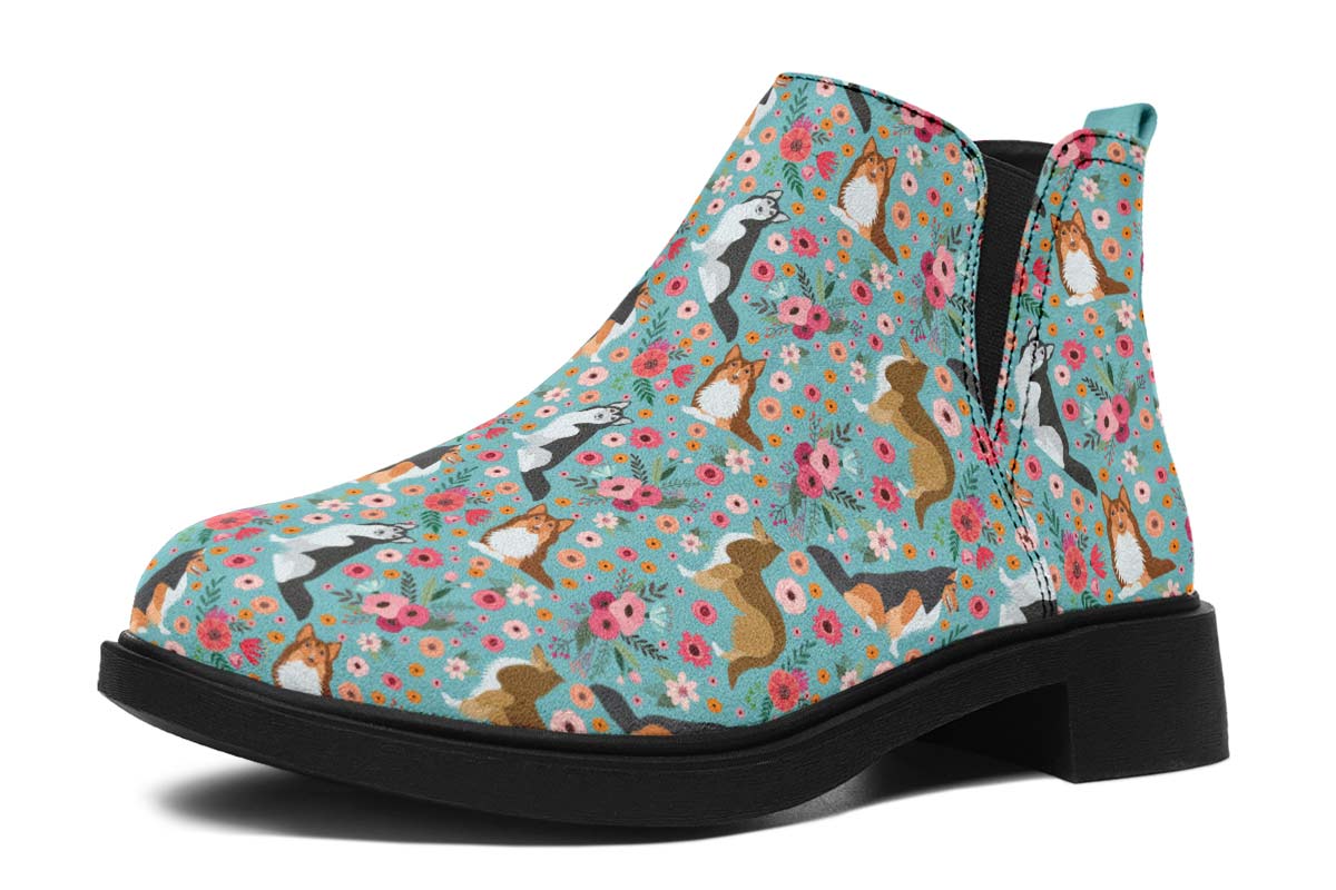 Sheltie Flower Neat Vibe Boots