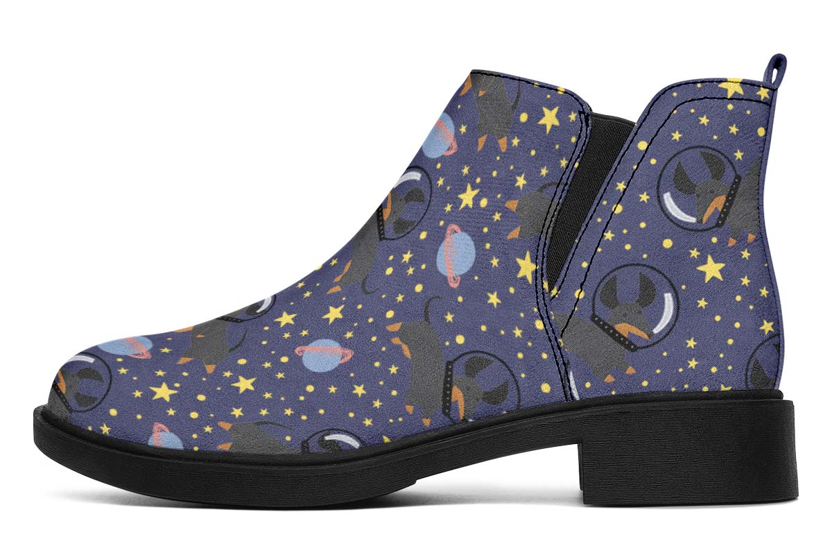 Space Black Dachshund Neat Vibe Boots