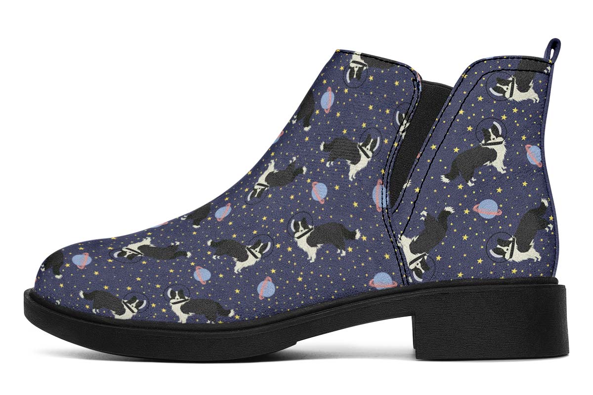 Space Border Collie Neat Vibe Boots