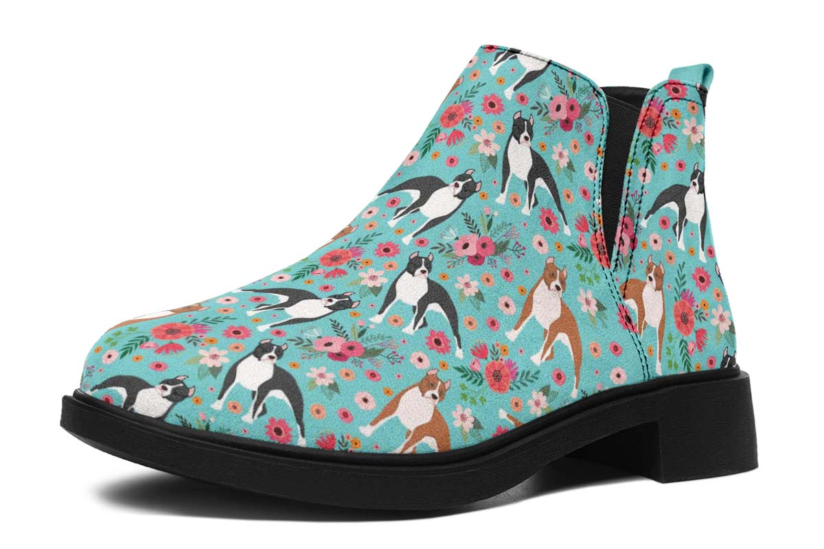 Staffordshire Terrier Flower Neat Vibe Boots