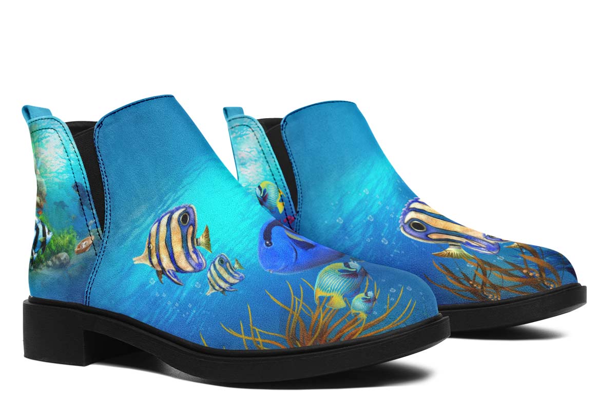 Tropical Ocean Neat Vibe Boots